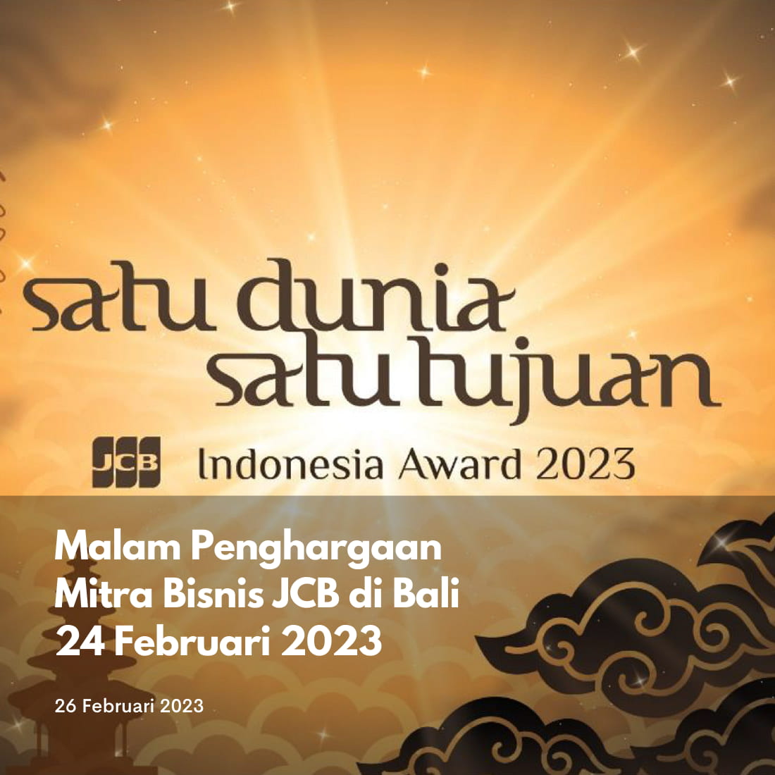 JCB Indonesia Award 2023