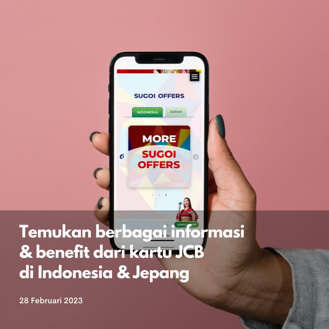 JCB Indonesia Launching Landing Page